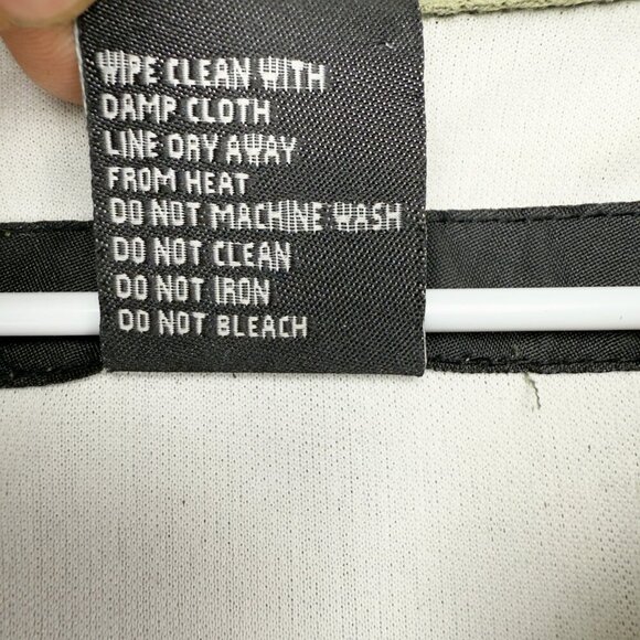 MARITHÉ + FRANÇOIS GUIBAUD Oversized Green White Designer Jacket sz L - Picture 10 of 10